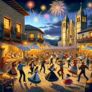 celebraciones populares en Olvera