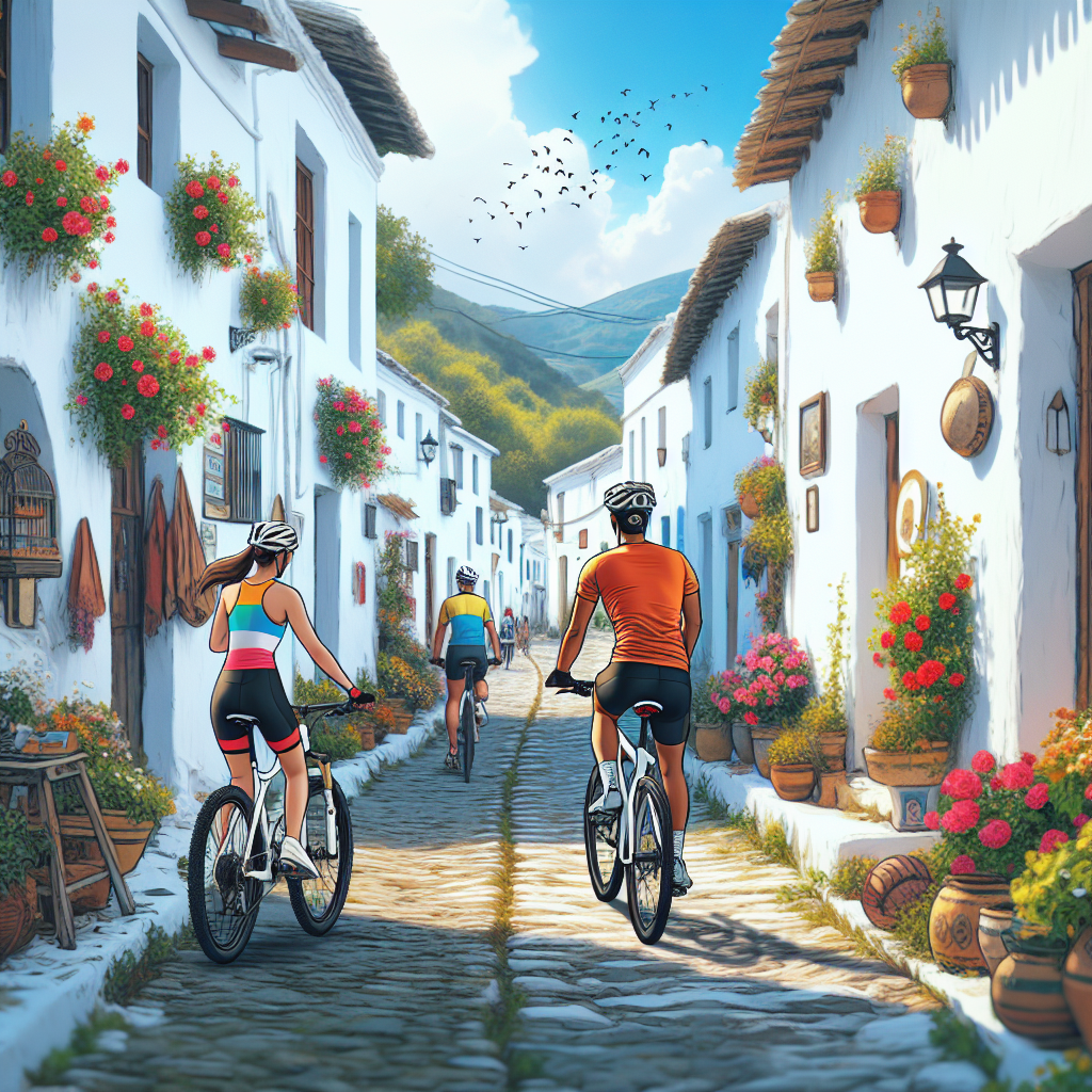 ruta ciclista por pueblos blancos