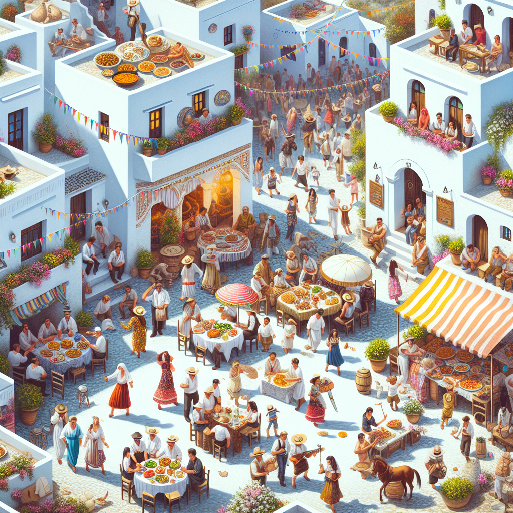 fiestas patronales en los pueblos blancos
